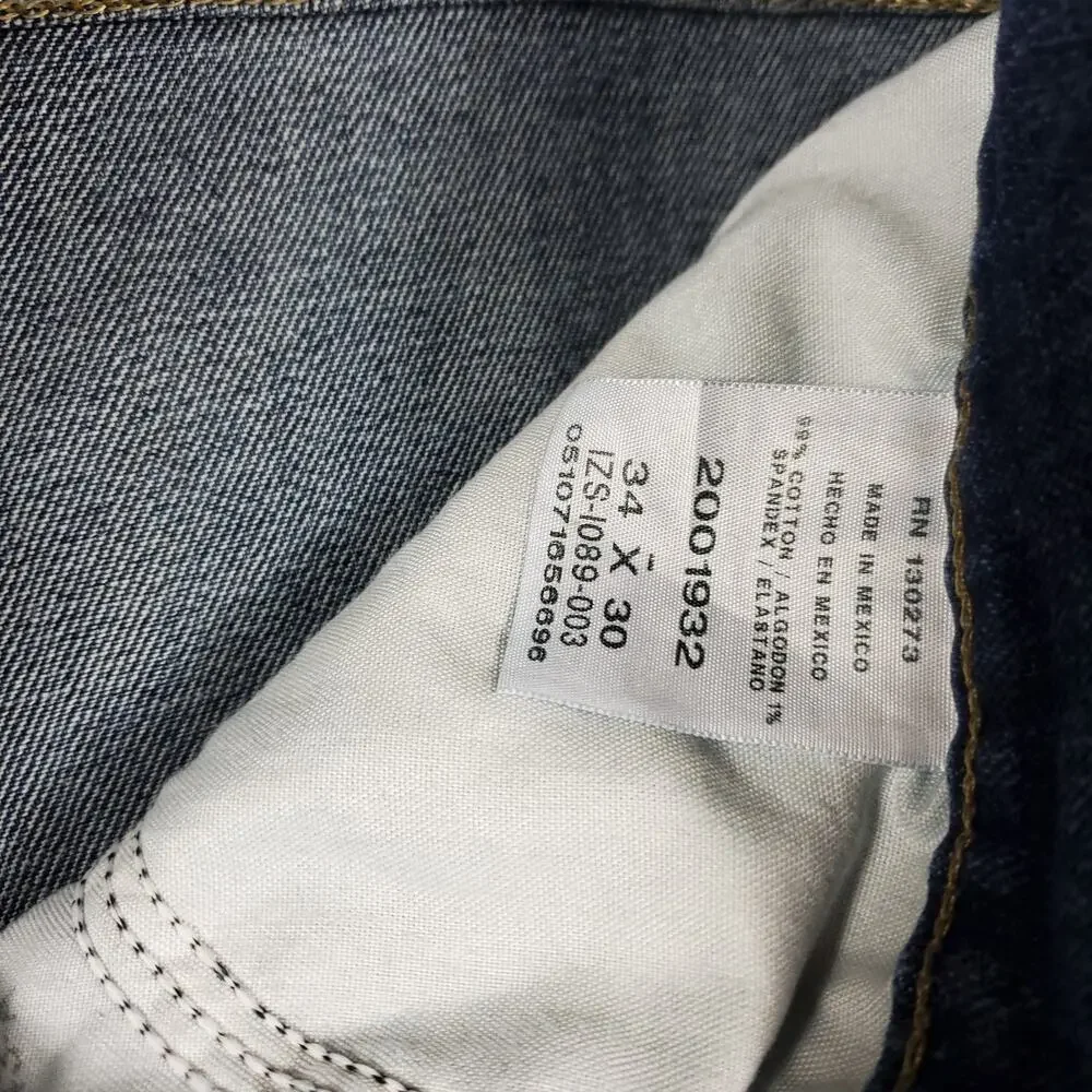 Lee Regular Fit Straight Leg Jeans in a Medium Wash Size 34x30